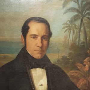 Retrato de un indiano - Francesc Jubany, 1838. Óleo sobre tela